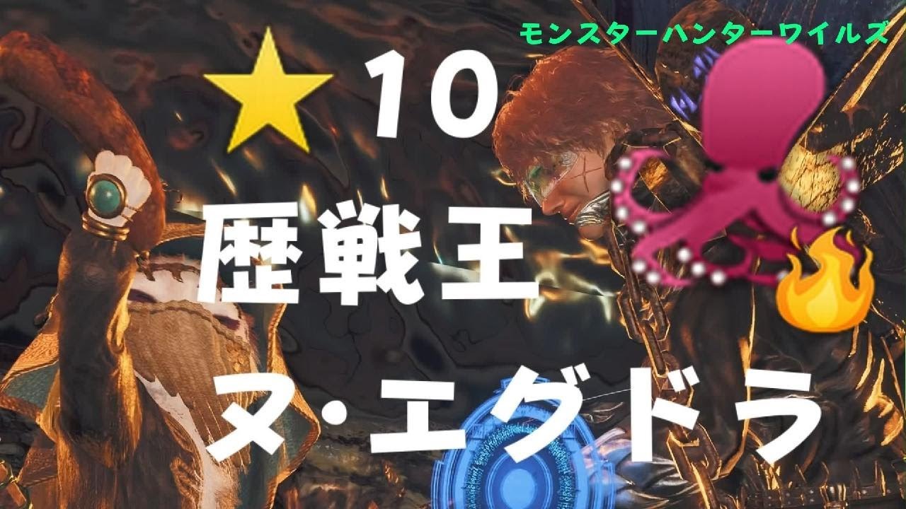 🐙【モンスターハンターワイルズ】　イベントクエスト「黒き揺り篭の吾子」　⭐10 ヌ·エグドラ(歴戦王)　🐲Monster Hunter Wilds　のんびり狩猟生活🍖エンジョイプレイ動画🦉