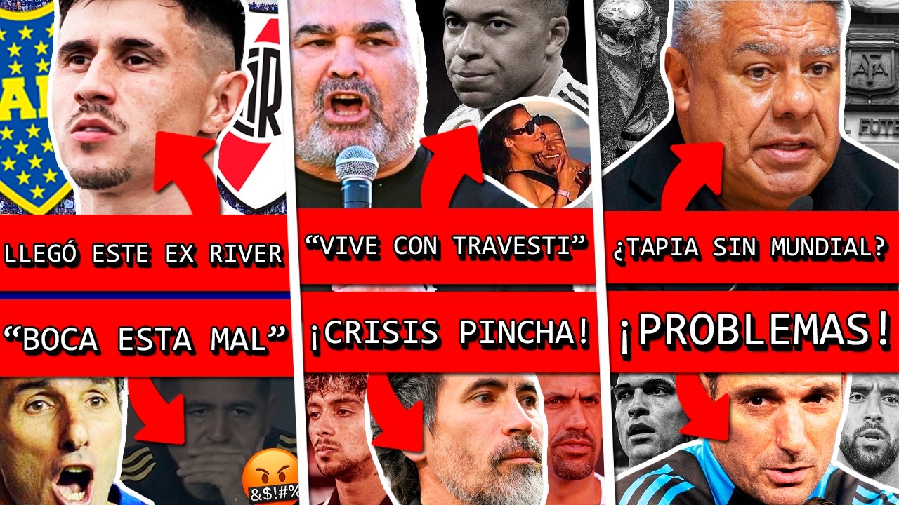 BOCA compra su tercer REFUERZO pero es CRITICADO+ CHILAVERT destruye MBAPPE+ TAPIA caos+ ESTUDIANTES