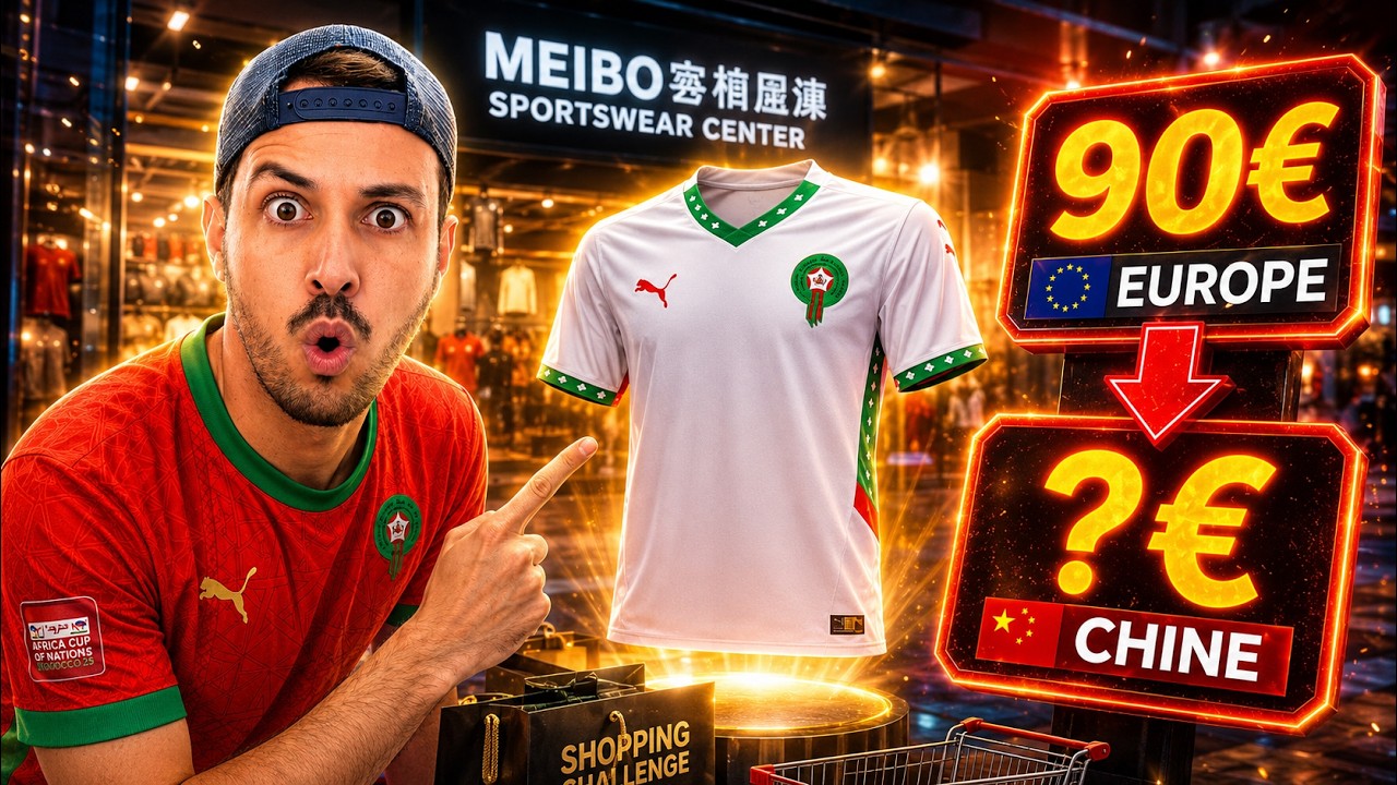 Un maillot à 90€ en Europe… voici son VRAI prix en Chine 🇨🇳