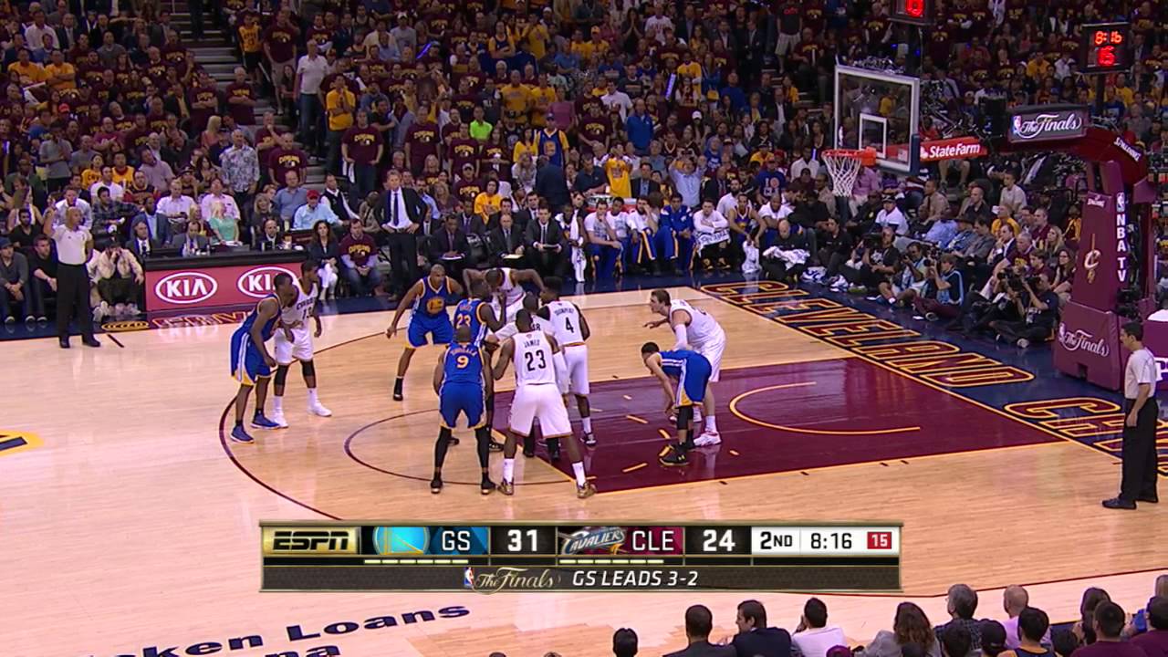 Timofey Mozgov vs GSW.  Final, Game 6. 16.06.2015