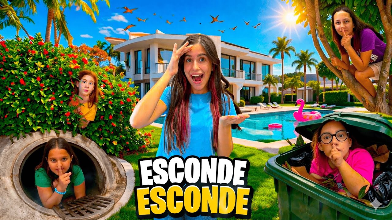 ESCONDE ESCONDE EXTREMO COM A CASA TODA LIBERADA! ( Gabi e Susu ) 