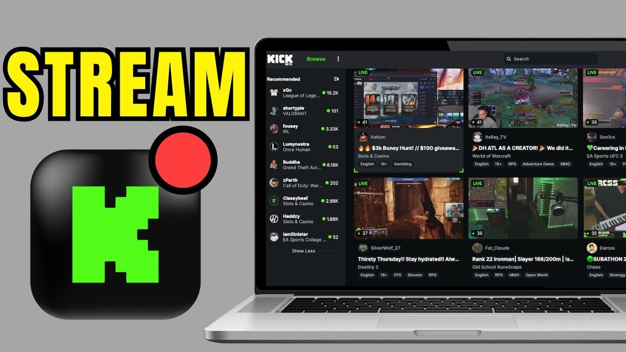 How to Stream on Kick from Laptop & PC (Windows 11 Tutorial)