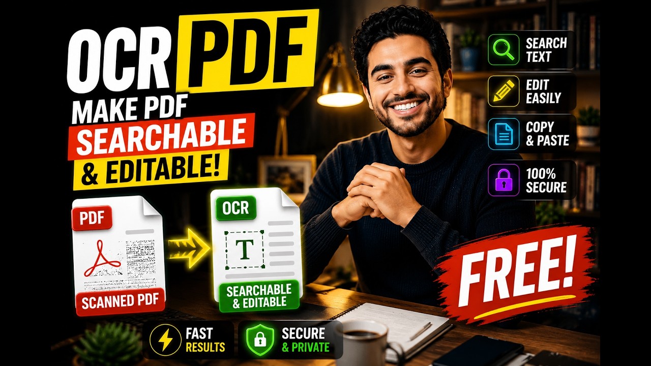 The Best Way to OCR PDF for FREE &mdash; Search, Copy & Edit Text
