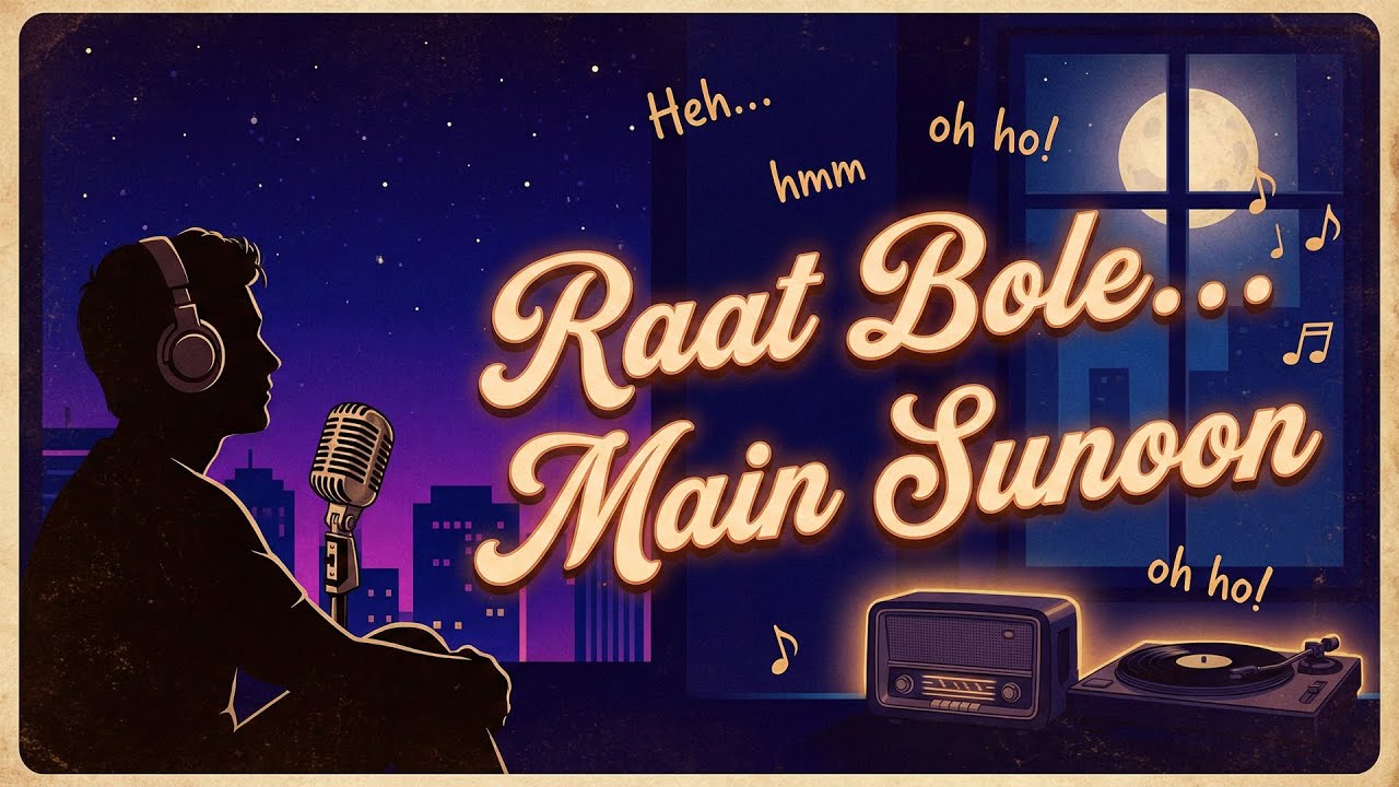 Raat Bole… Main Sunoon 🌙 | New Vintage Bollywood Disco [AI Generated]