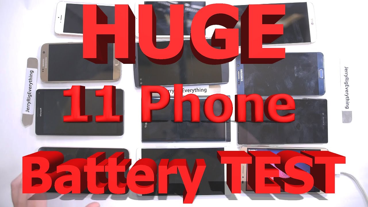 Battery Test: LGG5 vs Galaxy S7 vs iPhone SE vs Nexus 6P vs Note 5
