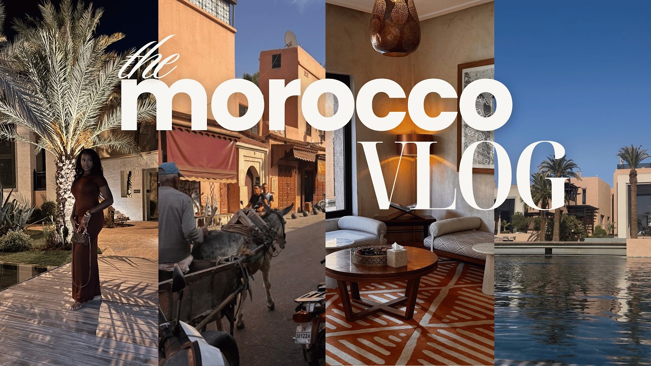 Luxury Marrakech Travel Vlog 🇲🇦 | 5-Star Fairmont Stay, Nobu & Beach Club