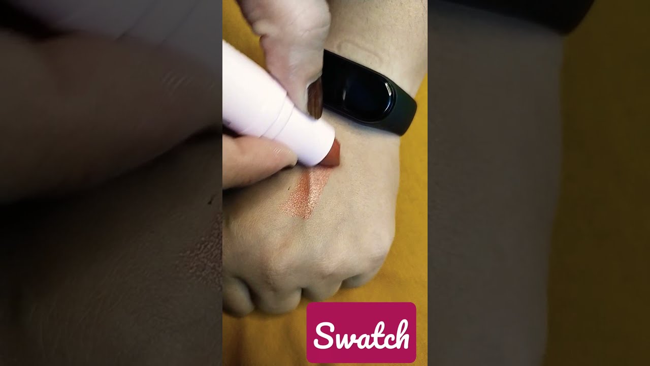 Avon Simply Pretty Color Bliss Lipstick | Swatches | Cool Coral | #shorts | Reviews by Bhavya