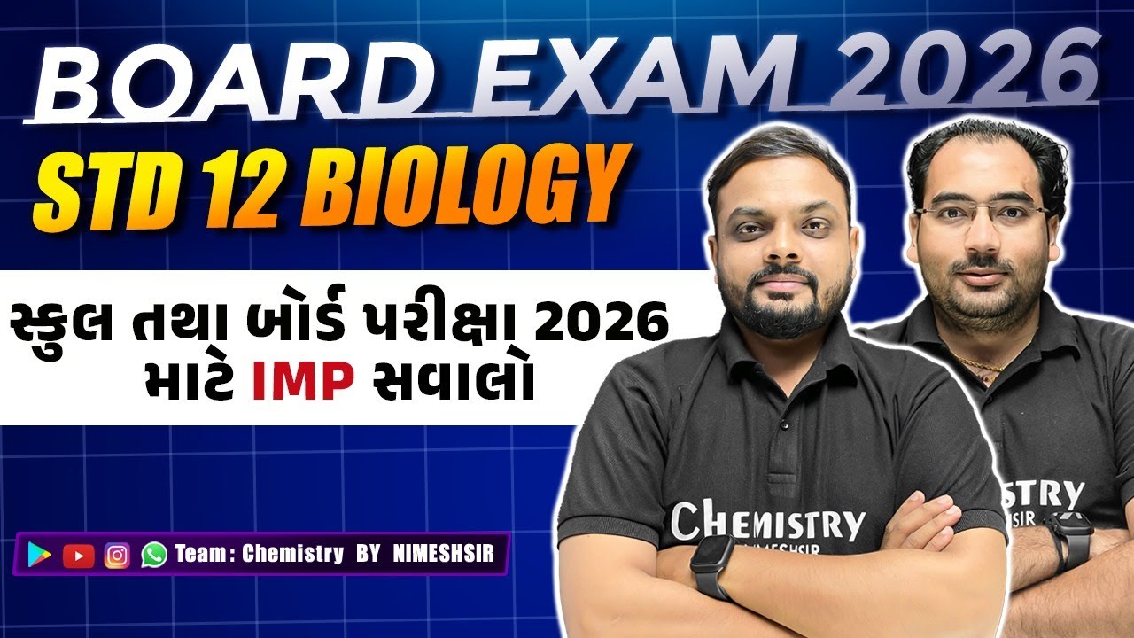 Class 12 Biology Important Questions 2026 | Board Exam Most Expected Questions 🔥| NIMESHSIR
