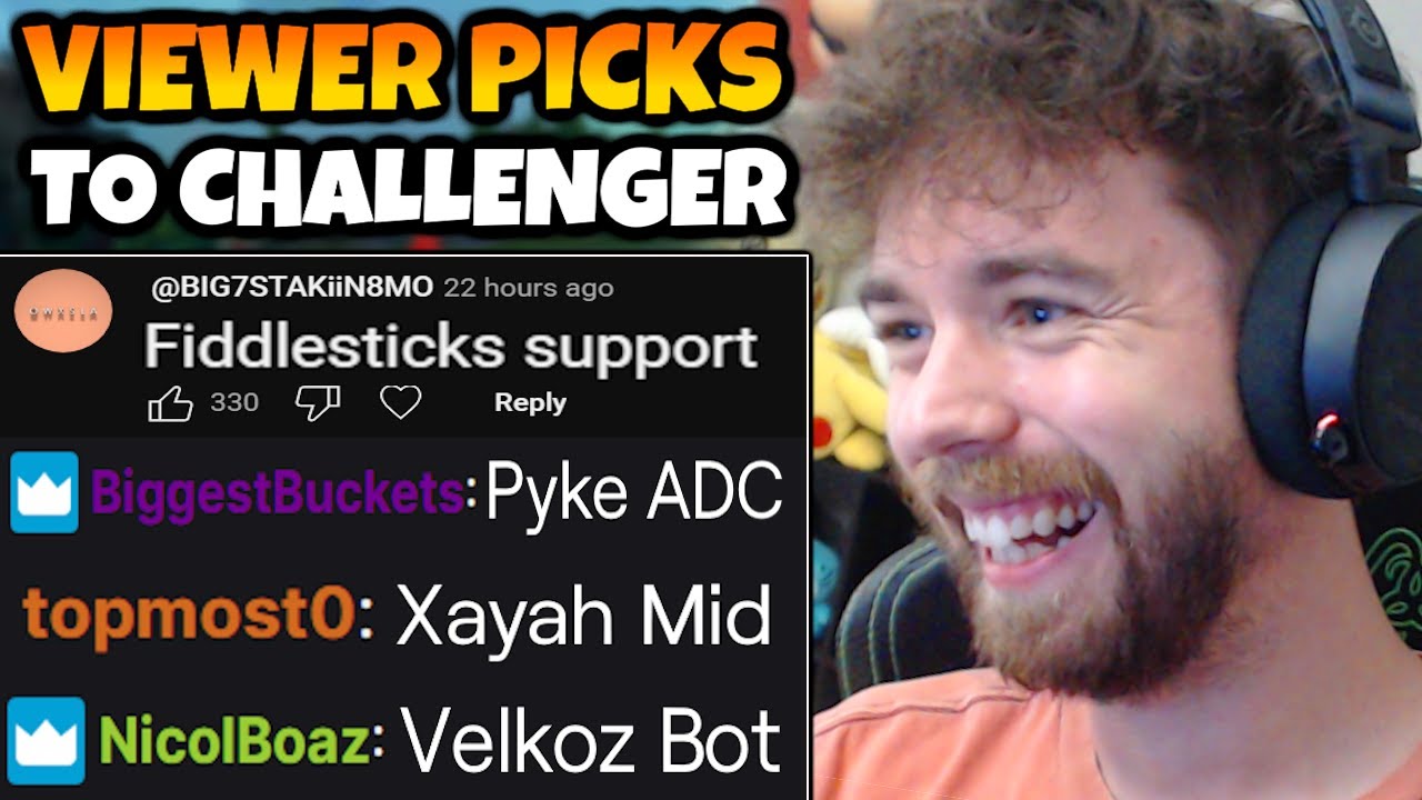 We are climbing FAST in the Viewer Picks to Challenger Climb | Fid Sup, Pyke AD, Xayah Mid, Vel Bot