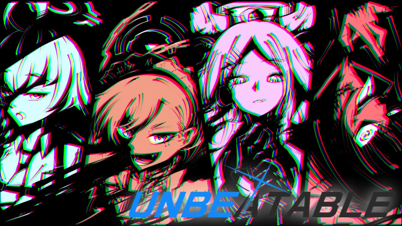 【FNF × Blue Archive】UNBEATABLE (Resliced) but Blue Archive characters sing it