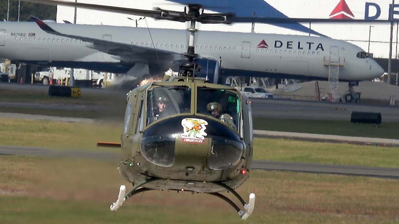 Delta Veterans day 2024: UH-1,UH-60, CH-47F, E-2,C-17,F-5,F-15,T-38,F-16,C-130J and more