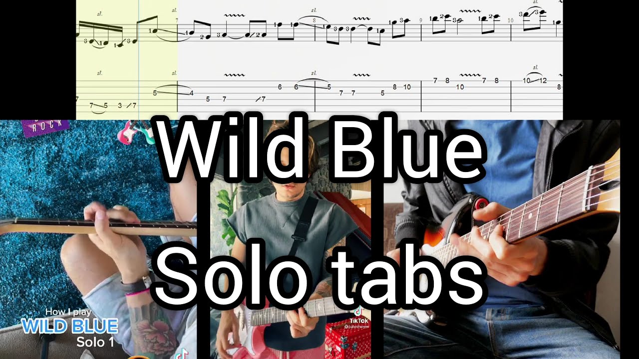 Wild Blue - John Mayer - Solo cover + tabs