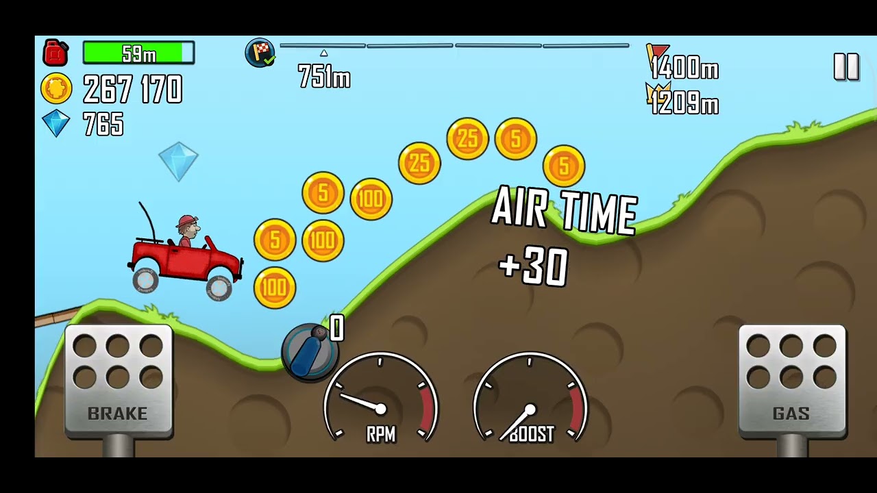 Hill Climb Racing Impossible Climb 😱 Can This Car Reach The Top? Full Gameplay
