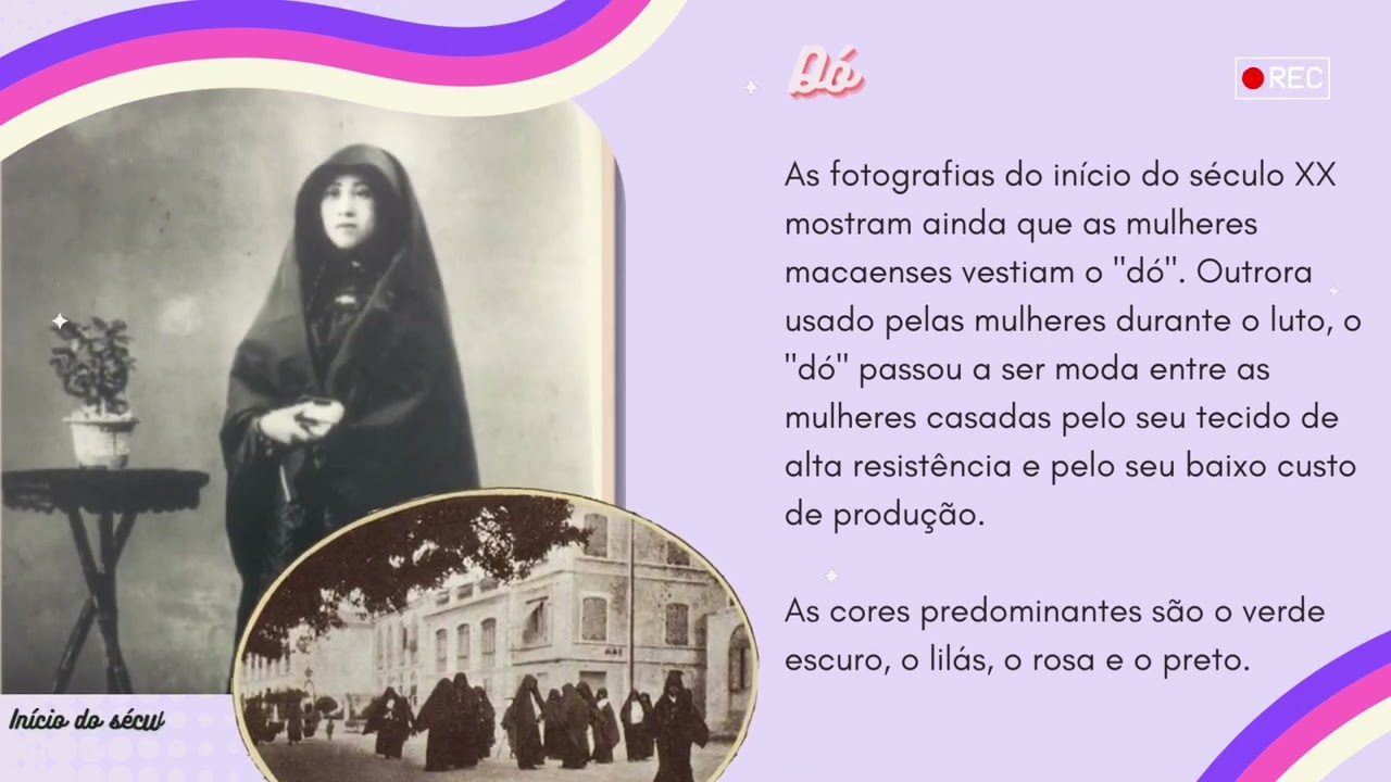Cultura Macaense - Mulheres macaenses: trajes tradicionais