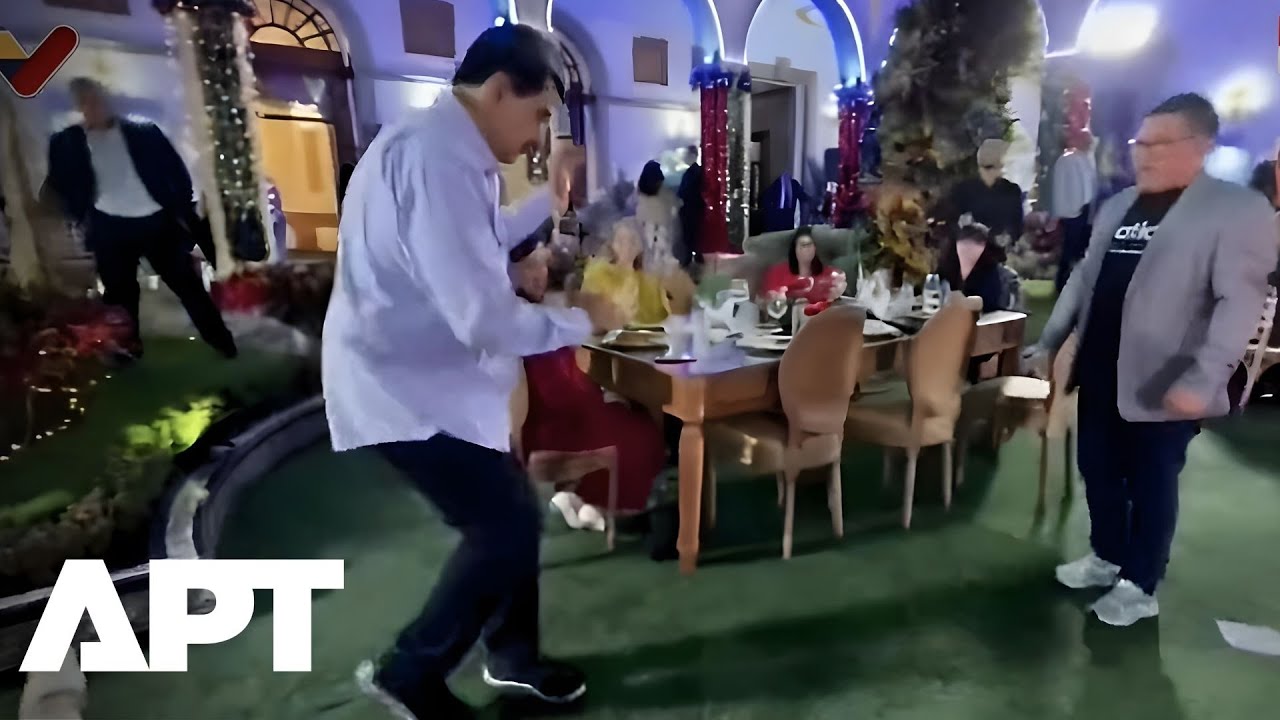 Christmas Dance Battle at Miraflores: Maduro and Caracas Govt Head Show Off Holiday Moves | APT