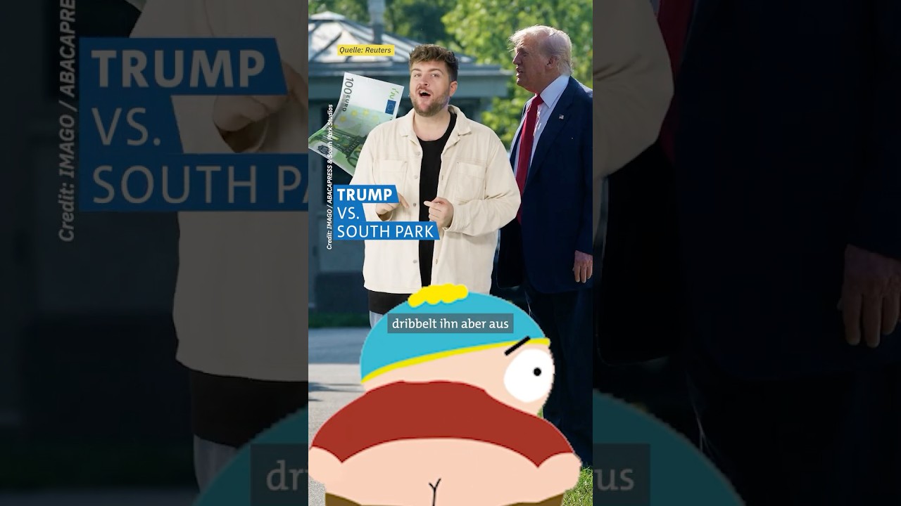 Trump vs. South Park: Neue Klage gegen Paramount? | Eine Minute Geld MDR #Shorts