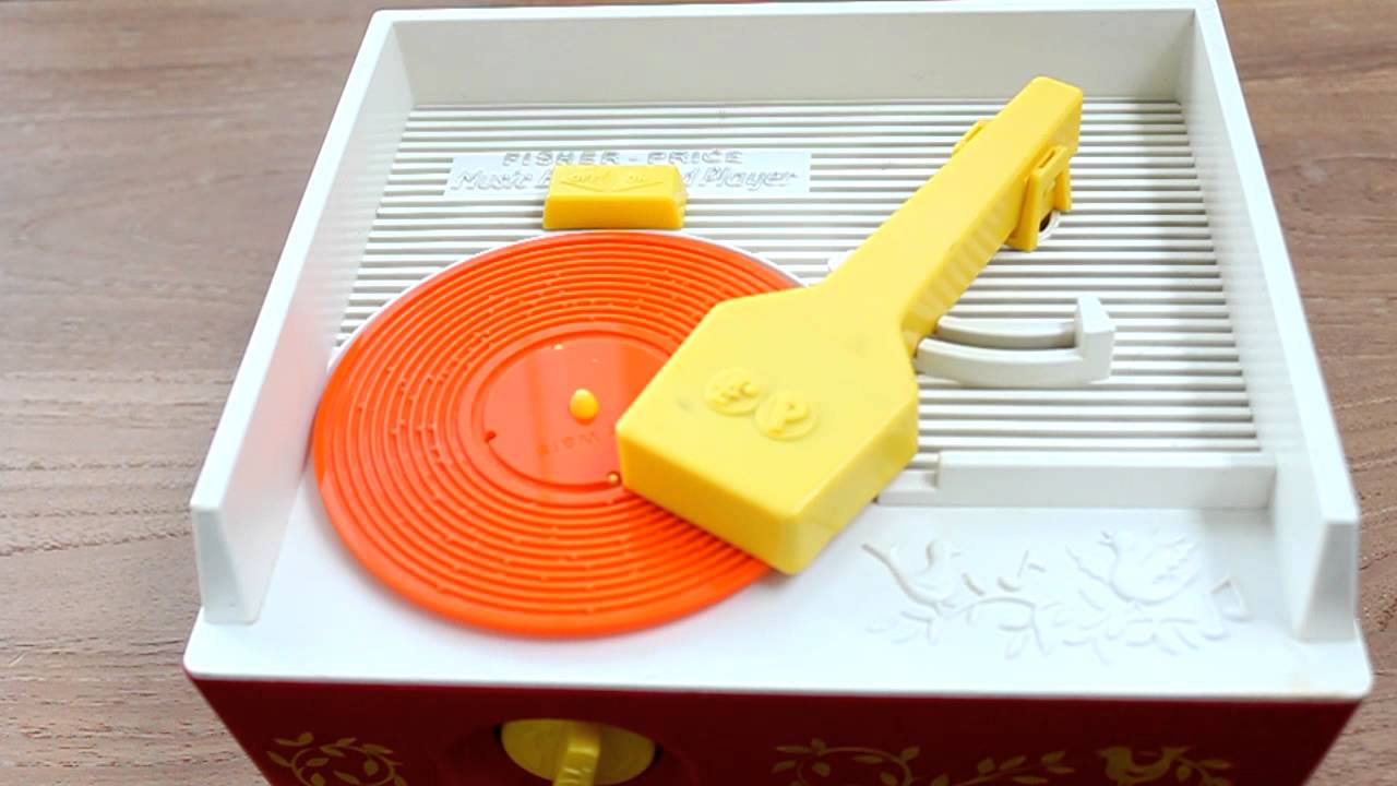 70s Fisher Price record player playing the Star Wars theme