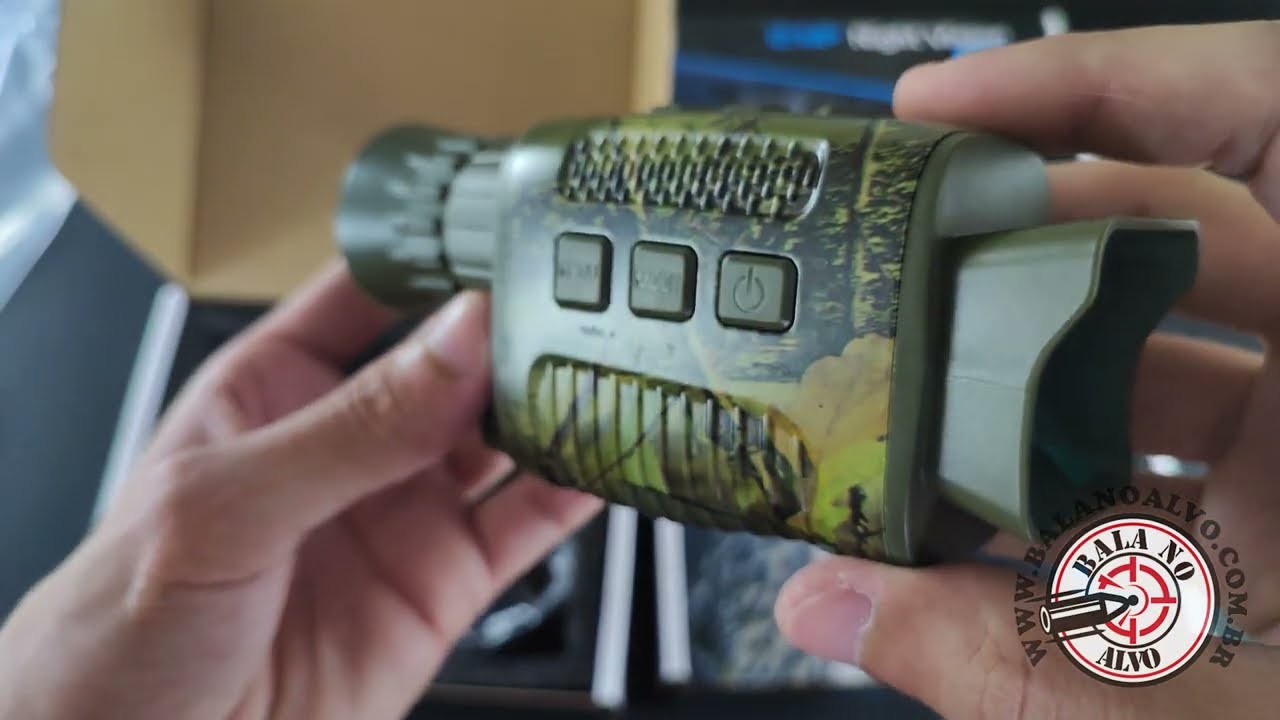 vis&atilde;o noturna NV1000 Teste com laser e configura&ccedil;&atilde;o basica.