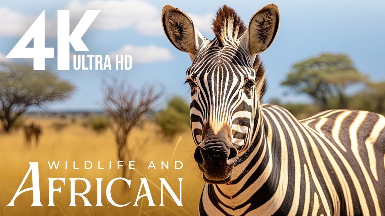 African Wildlife 4K🌿Explore African Wildlife Habitat Ecosystems