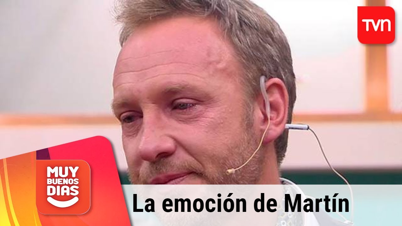 La emoción de Martín Cárcamo al visitar TVN | Muy buenos días