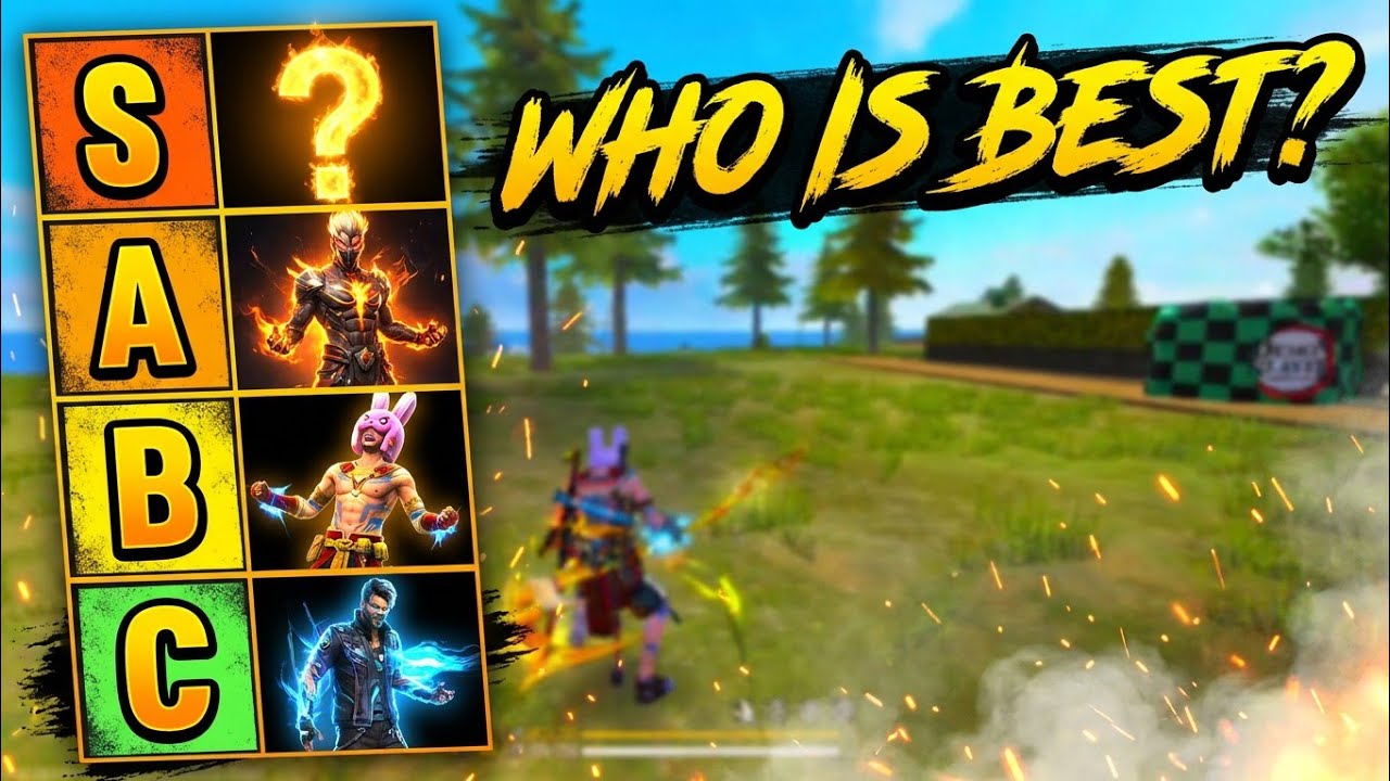 All #character #skills #test || who is #best🤔🙌 #freefire #9thanniversary|| #freefireclips #virallong