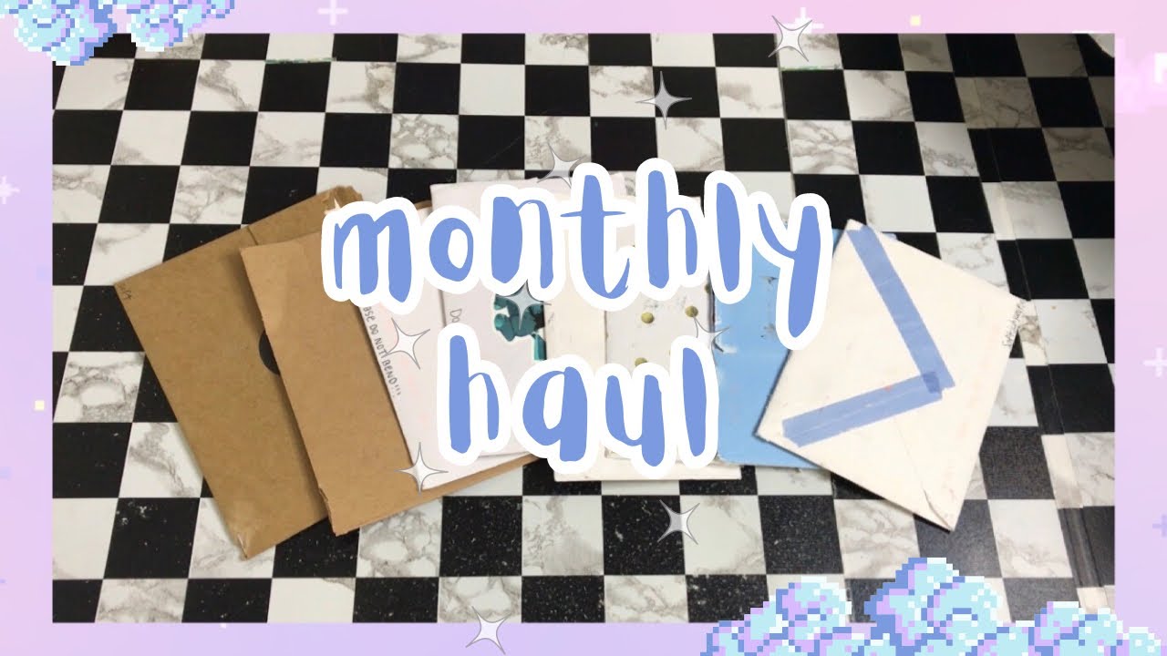 📮monthly kpop haul ft. red velvet, aespa, & purple kiss 4️⃣