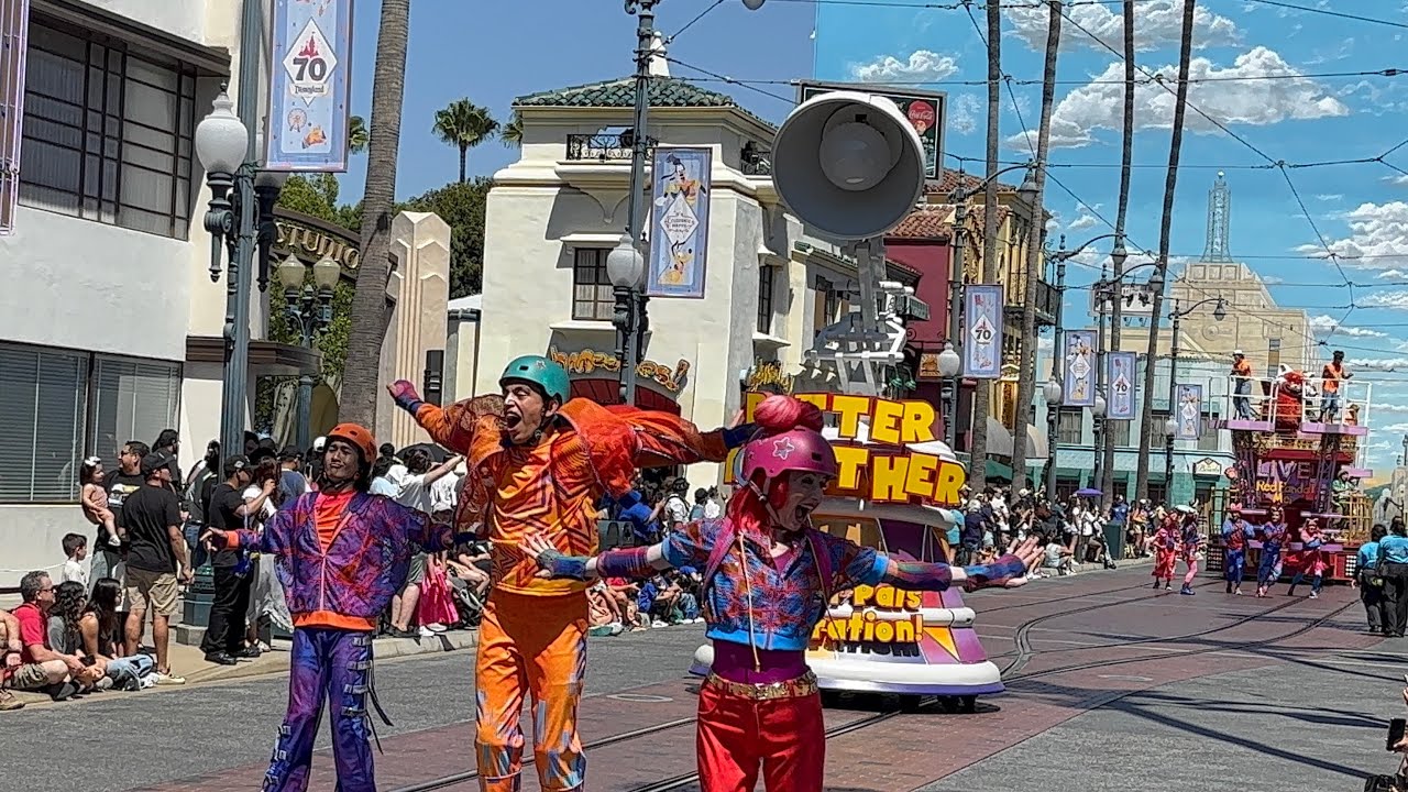 Disneyland 70th Anniversary: Pixar’s Better Together Parade (Right Side), July 30, 2025 (4K)
