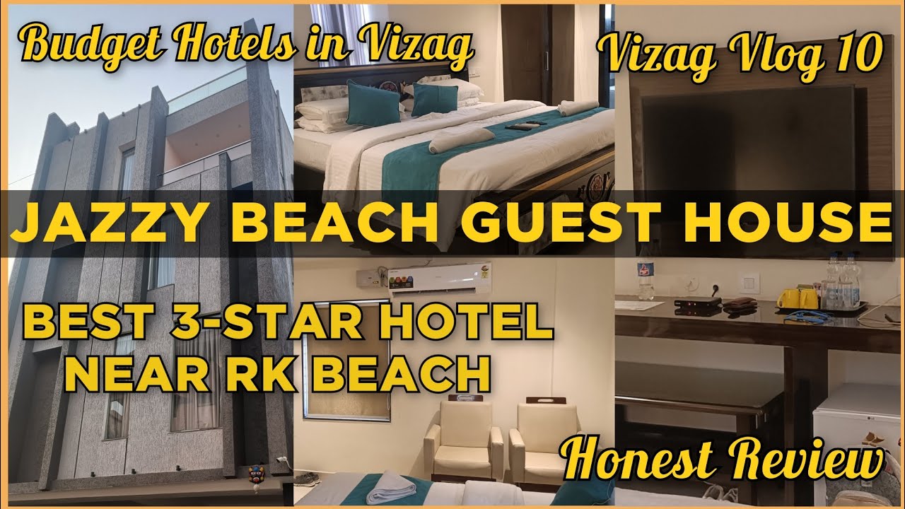 Affordable 3-Star Hotel Near RK Beach Vizag | Jazzy Beach Guest House | Room Tour | Vizag Hotels