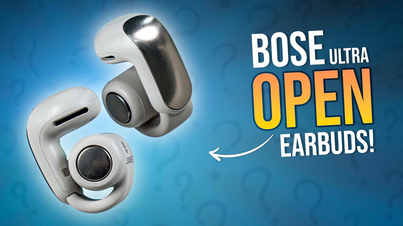 Nejbláznivější sluchátka roku -  Bose Ultra Open Earbuds!