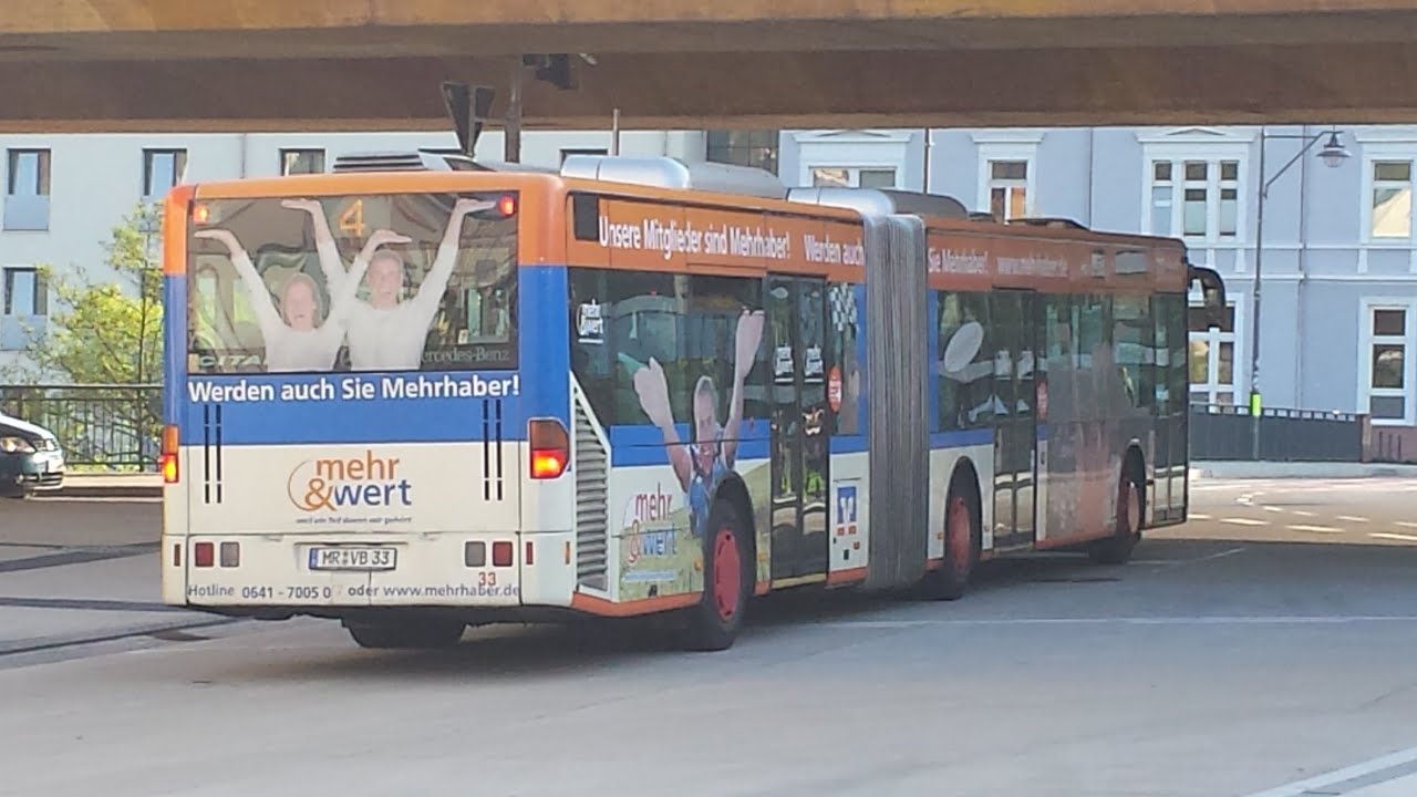 Soundaufnahme des Mercedes-Benz O530 Citaro G der Stadtwerke Marburg [MR-VB 33][FullHD]