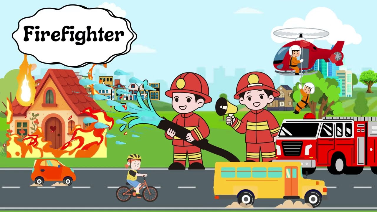Community Helpers for Kids | Different Kinds of Jobs | Community Workers | Jobs and Occupations