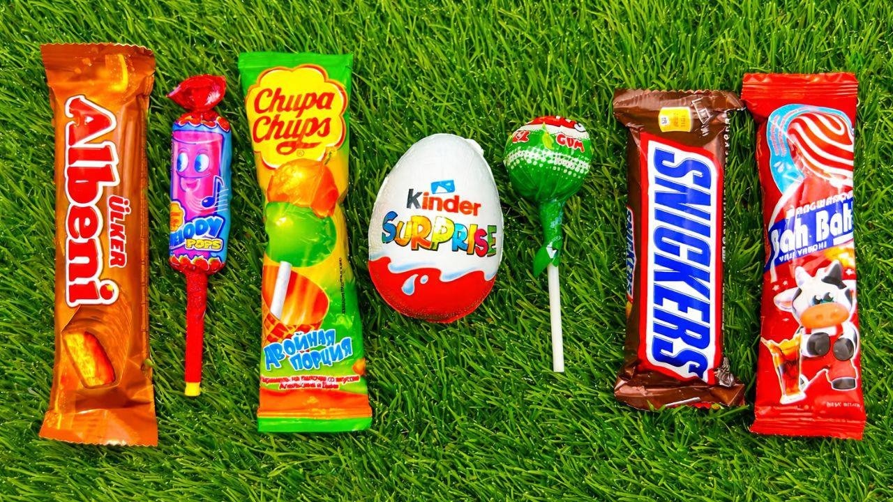Satisfying video Asmr lollipops candy and chocolate gummy candy unboxing#asmr #livestream #livevideo