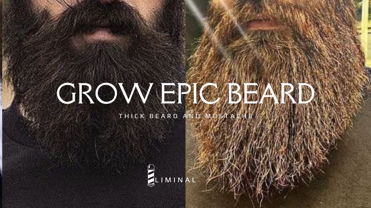 Thick Full Beard - Long Viking Beard - Enormous Facial Hair Growth 🧔