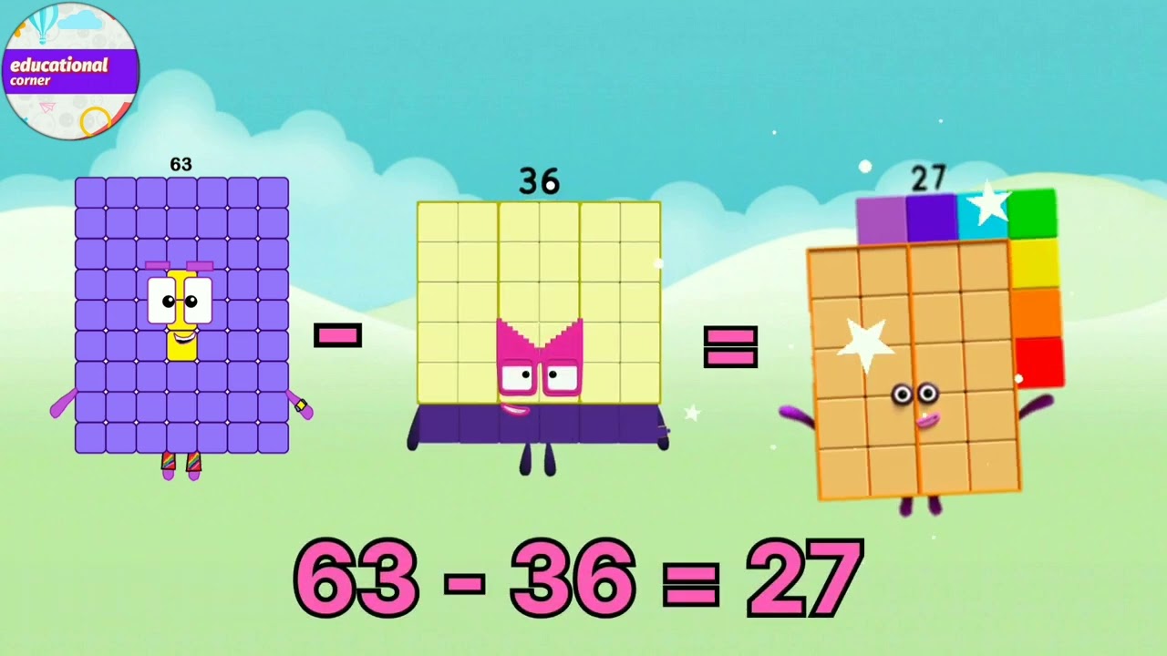 reverse subtraction  &lrm;@educationalcorner110 &nbsp;#learntocount #mathsforkids