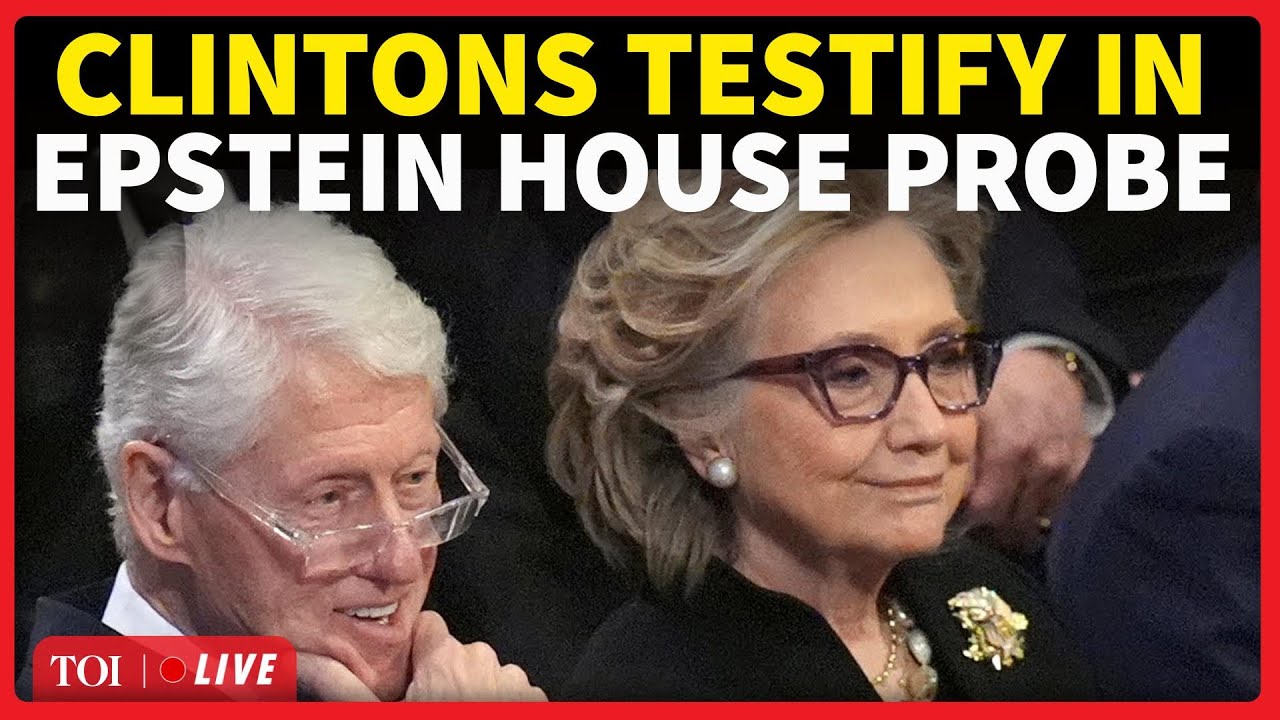 Bill Clinton Testifies In Epstein House Probe; Republicans Grill Clintons Over Epstein Links