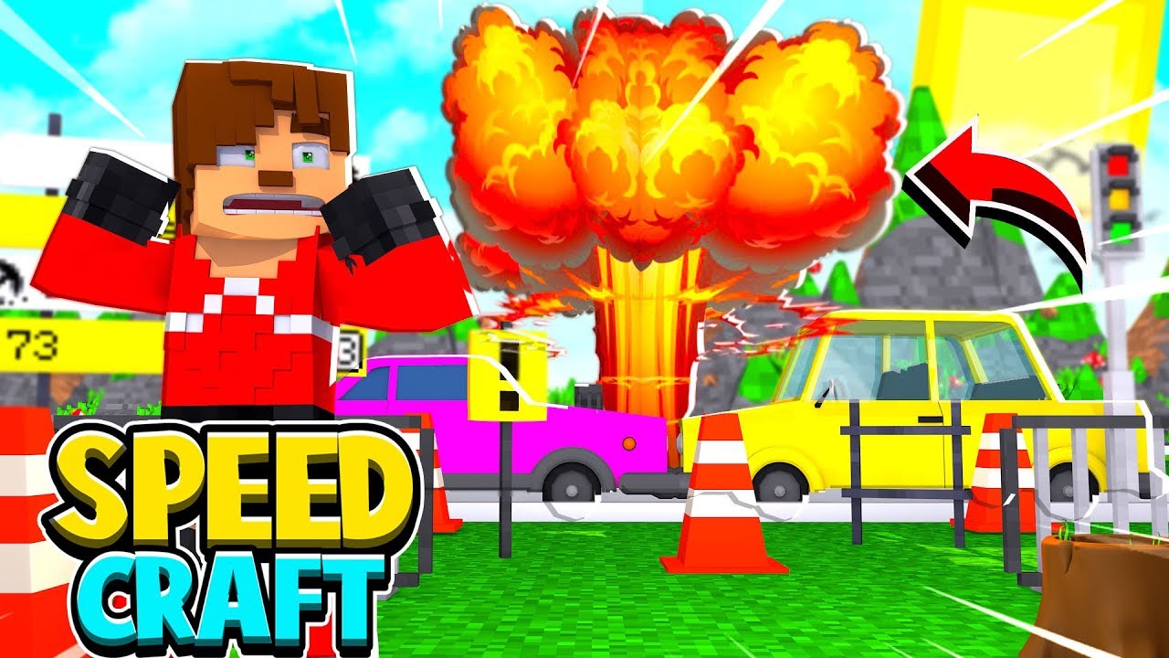 YARIŞTA ARABAMI KAYBETTİM 😭 LUNAPARK ÇARPIŞAN OTOLAR  #27 SPEEDCRAFT - Minecraft
