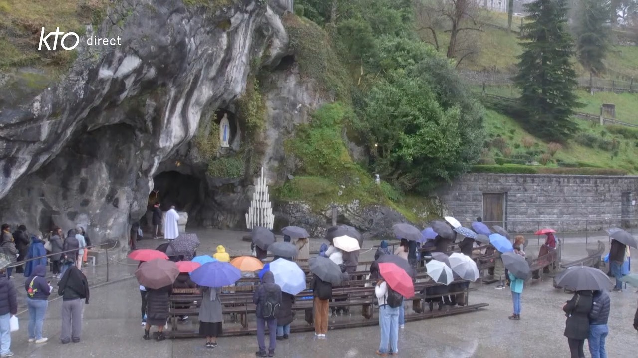 Chapelet du 6 mars 2026 à Lourdes