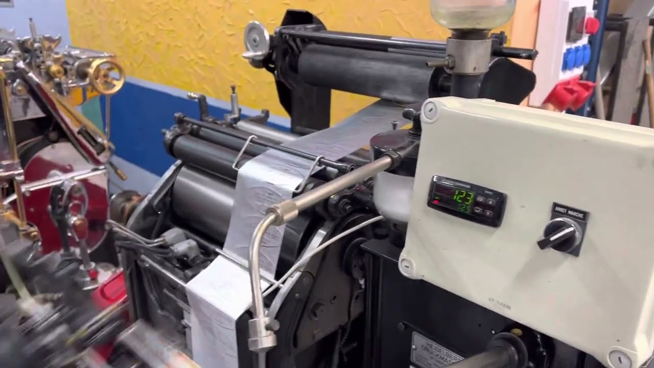 Heidelberg Tiegel TP Letterpress hot stamping machine