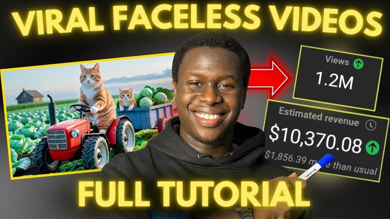 How I Created a $10,000/month Faceless YouTube Channel Using Free AI Tools