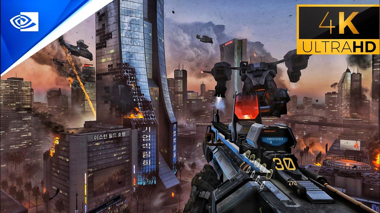 Битва за Сеул начинается | COD Advanced Warfare &ndash; Ультра графика [4K 60FPS] Геймплей