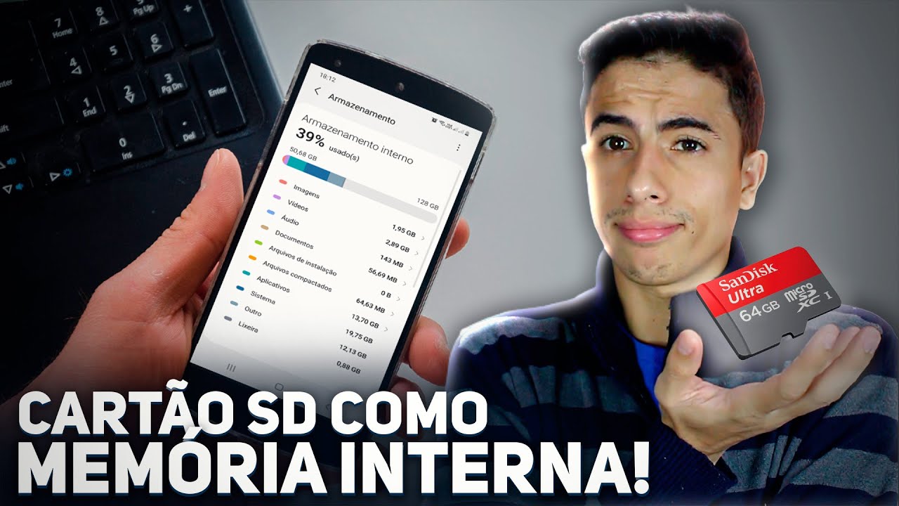 Como USAR O CARTÃO SD como MEMÓRIA INTERNA do SMARTPHONE!