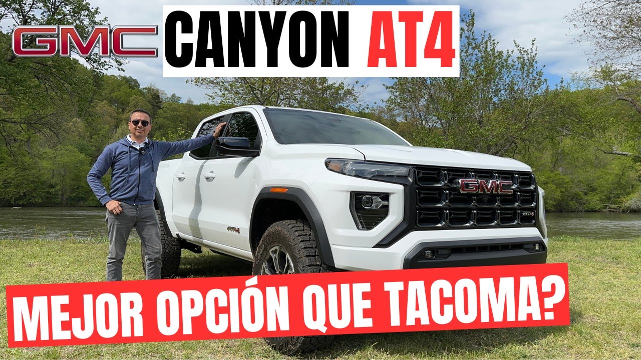 GMC Canyon AT4: Antes de comprar Toyota Tacoma o Ford Ranger mira esta pickup