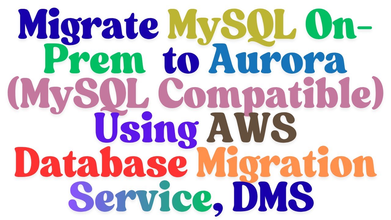 Миграция базы данных MySQL в Amazon Aurora (совместимую с MySQL) с помощью AWS DMS | Пошаговое ру...