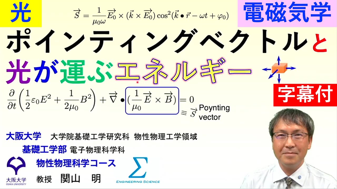 ポインティングベクトルと光が運ぶエネルギー