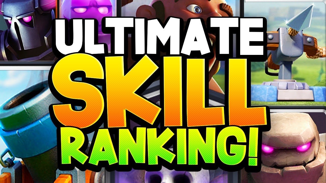 Pro Ranks Top 20 Decks from LOWEST to HIGHEST Skill!