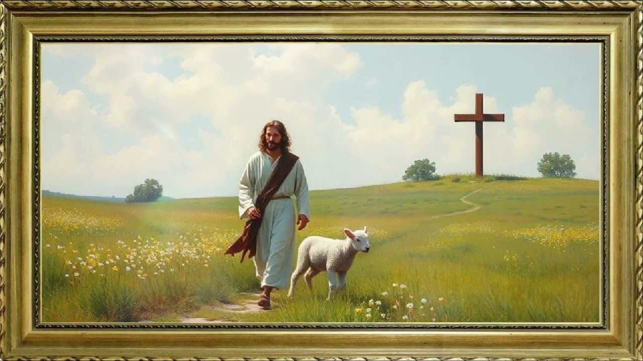 HE IS RISEN EASTER TV ART | Frame TV Screensaver with Calming Music | Relaxing Home Decor | Easter