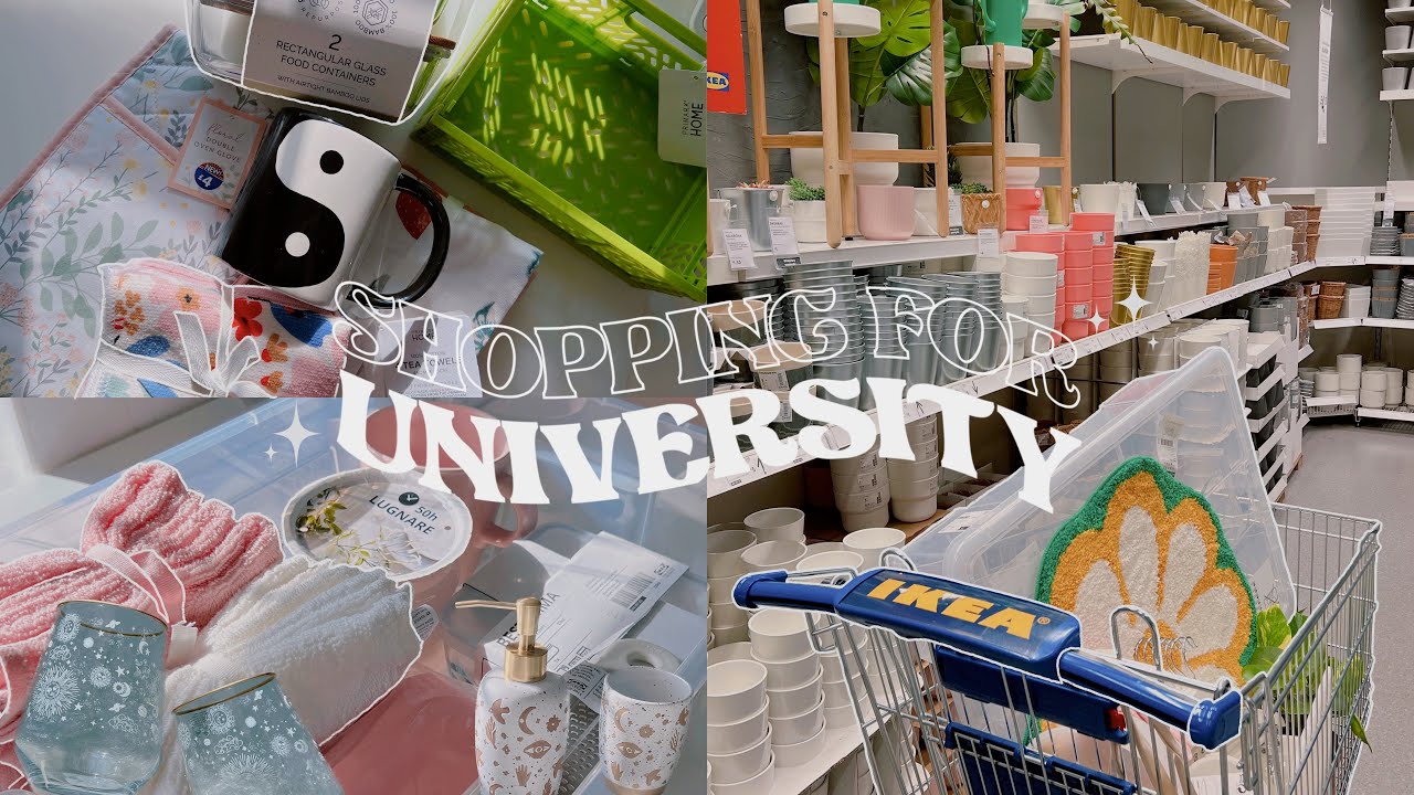 Cardiff Uni Shopping *first year* 2023 💌🌿 vlog + haul 🌙 IKEA, B&M, Primark and UO | Myer C
