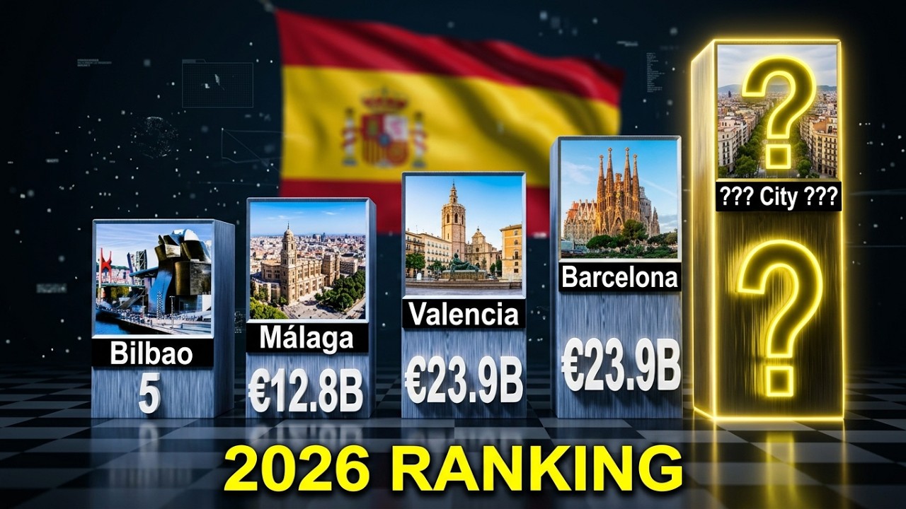 Richest Cities in Spain by GDP (2026 Ranking)🇪🇸