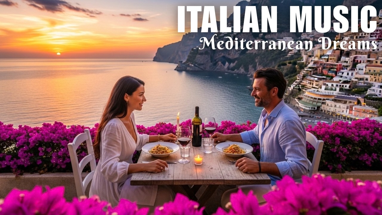 Italian Vibes & Mediterranean Music 🌊 Romantic Seaside Instrumental for Relaxing Moments #1
