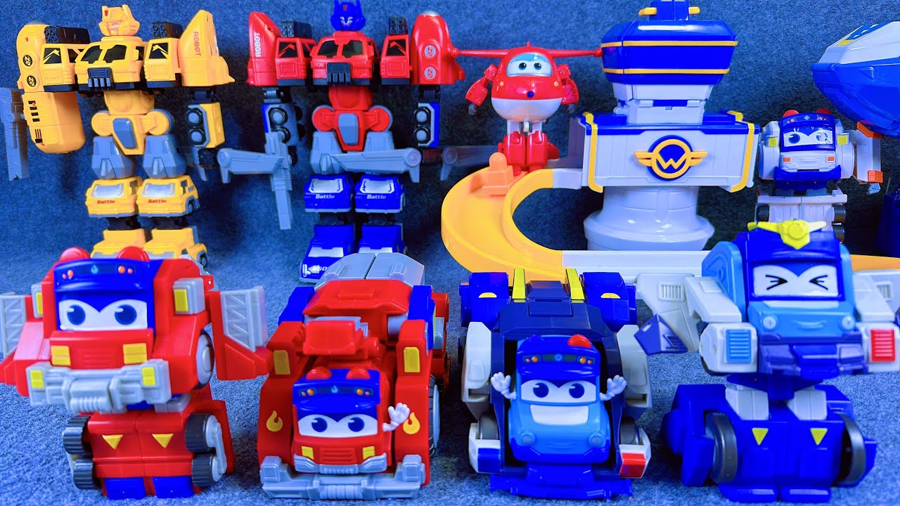 22-minutes of satisfying unboxing, cool Super Wings Space Base Set Series ASMR | Review Toys